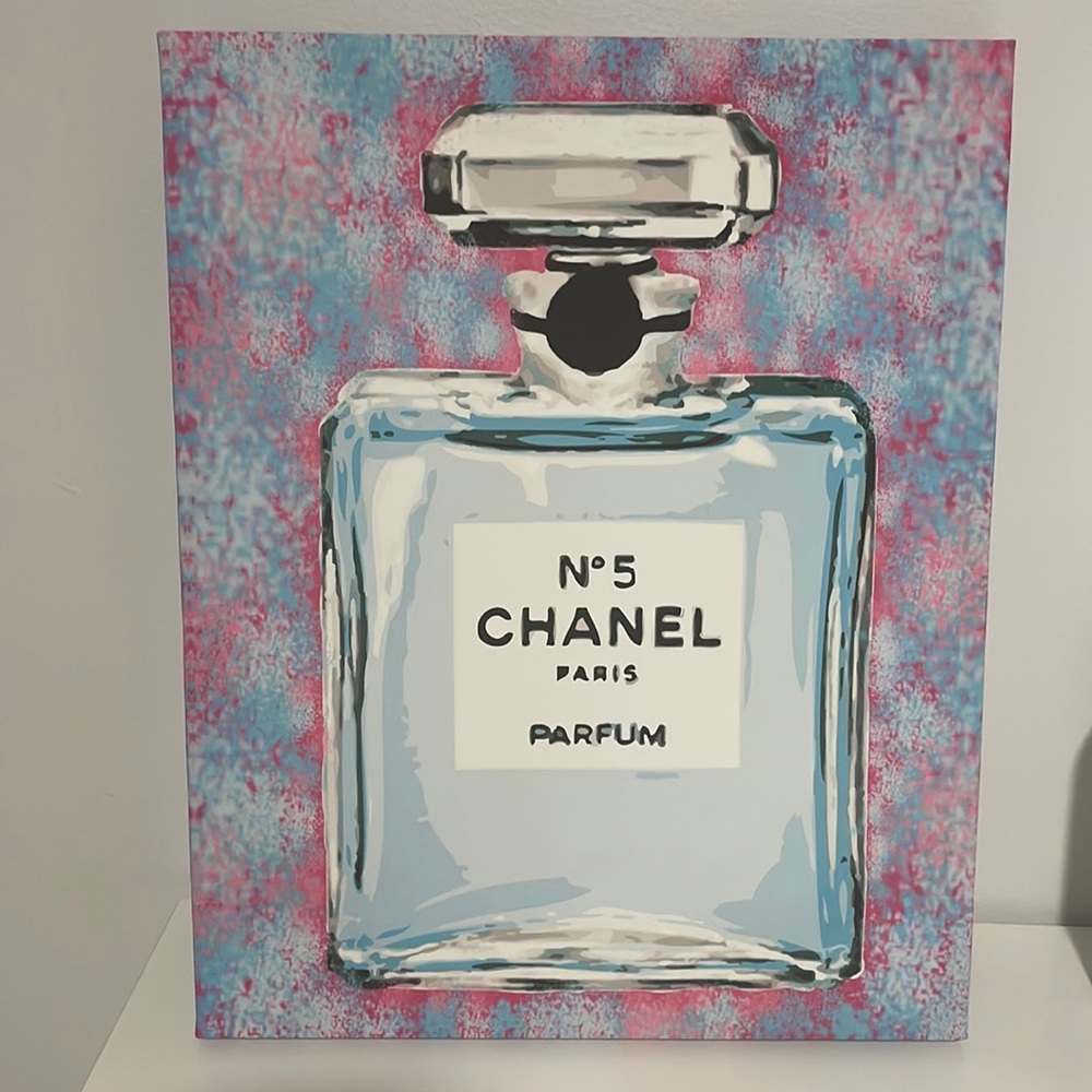 channel perfume painting